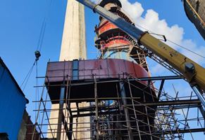 內蒙古阜豐生物科技有限公司熱電廠130th循環流化床鍋爐石灰-石膏法脫硫+170th煤粉爐SCR脫硝系統改造